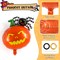 Greentek; 10 Pcs Halloween Foil Balloons Set, Ghost Pumpkin Witch Bat Spider Monster Mylar Balloons, Halloween Party Decorations for Birthday, Haunted House, Photo Backdrop, Wall, Ceiling & Table Decor; Category:Foil Balloons; Image:5